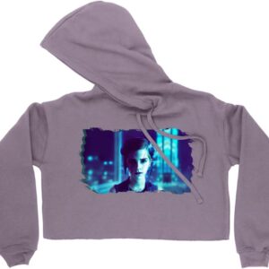 SERENITY TRENDS Movie Character Women's Cropped Fleece Hoodie - Trendy Cropped Hoodie for Women - Robotics Hooded Sweatshirt