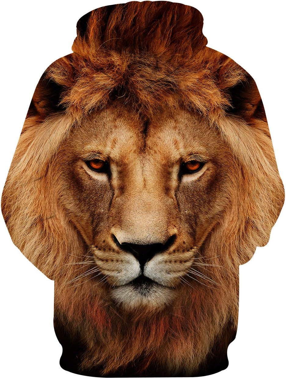 SYAIMN Unisex 3D Printed Hoodies Casual Workout Hoodie Sweater Sweatshirt - Image 2