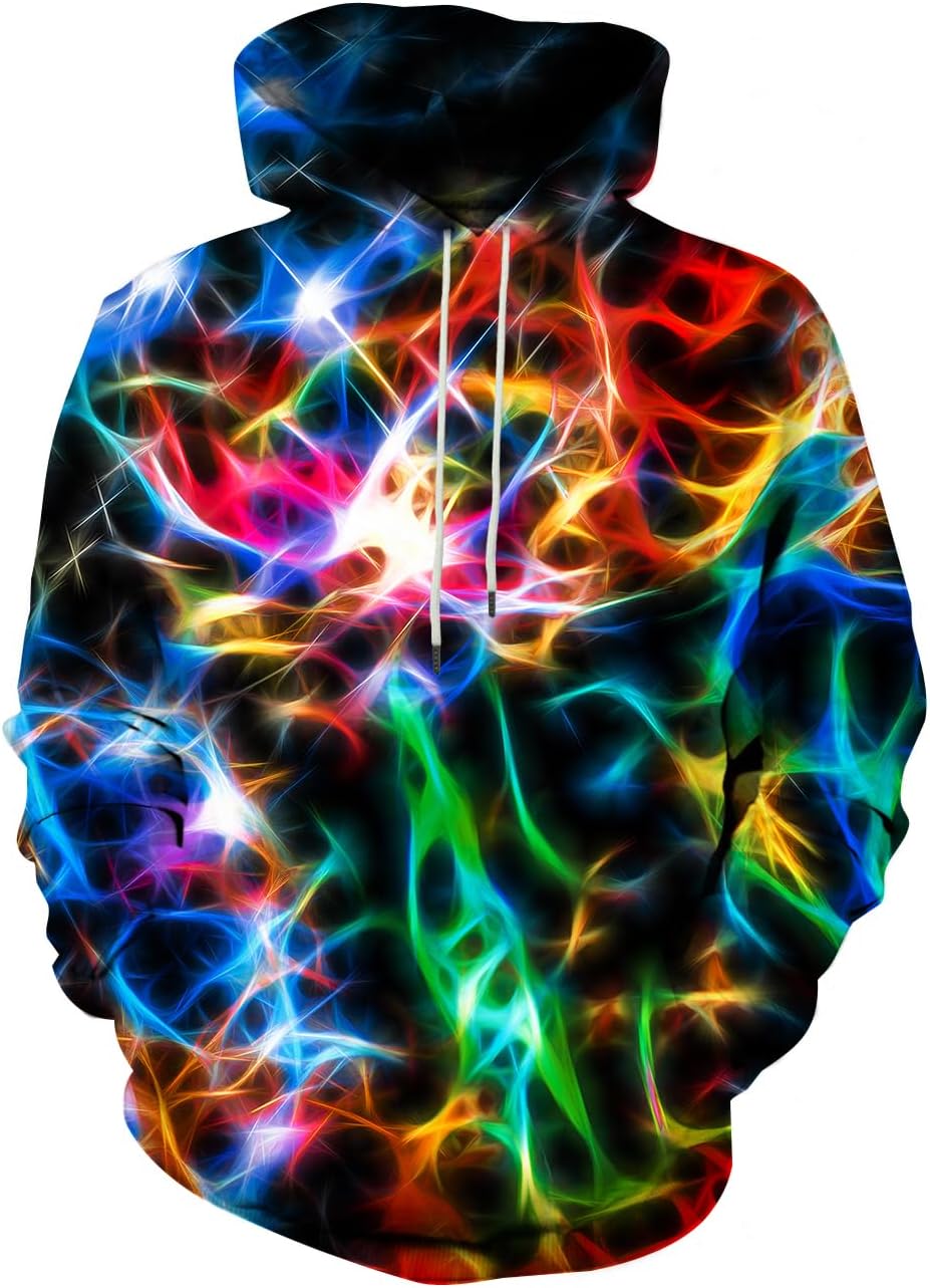 SYAIMN Unisex 3D Printed Hoodies Casual Workout Hoodie Sweater Sweatshirt - Image 28