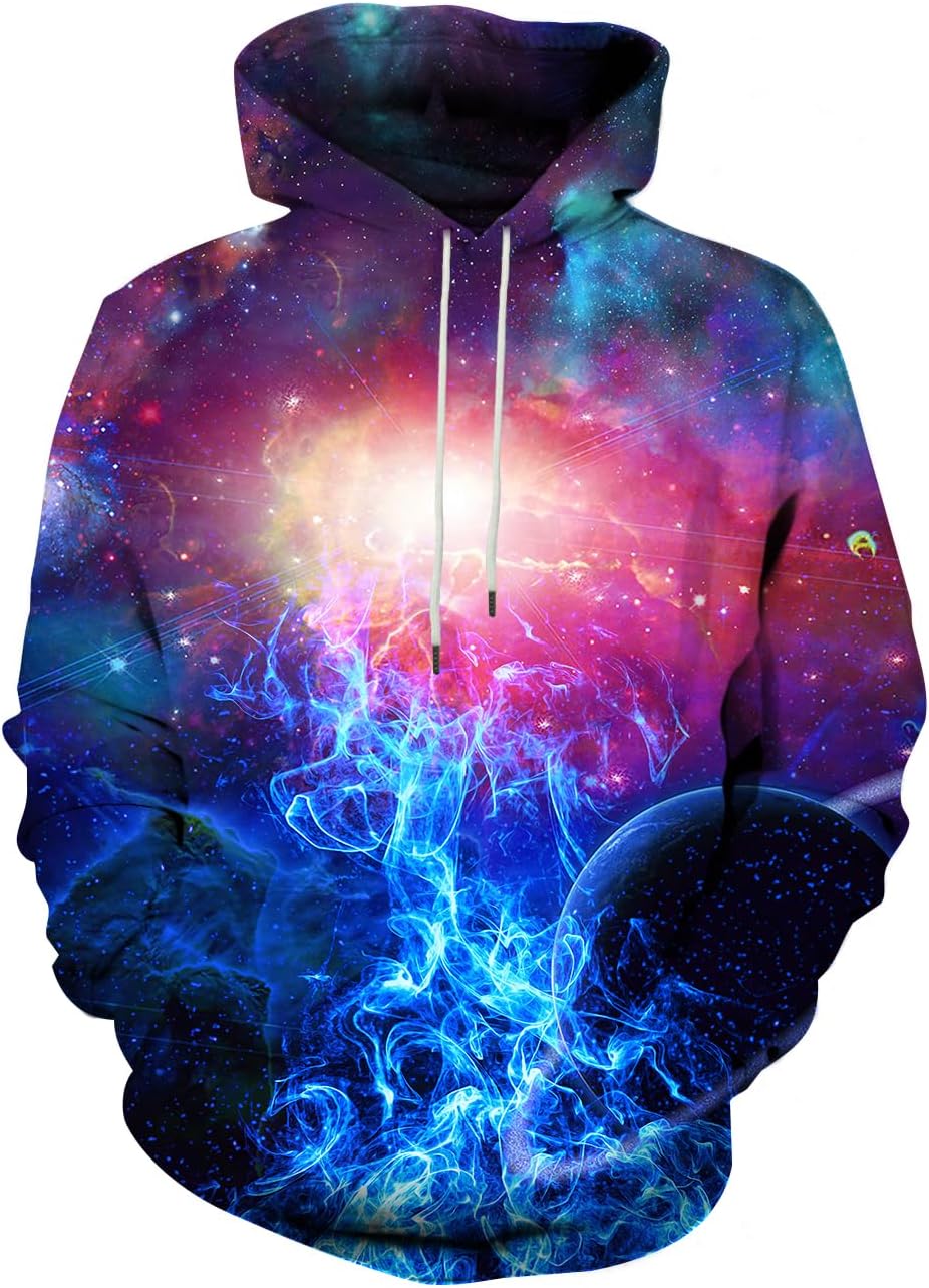 SYAIMN Unisex 3D Printed Hoodies Casual Workout Hoodie Sweater Sweatshirt - Image 6