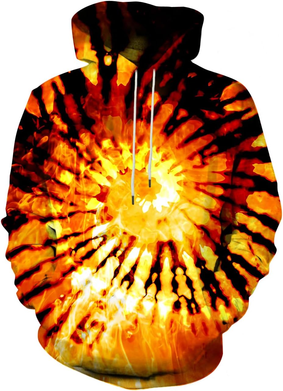 SYAIMN Unisex 3D Printed Hoodies Casual Workout Hoodie Sweater Sweatshirt - Image 14