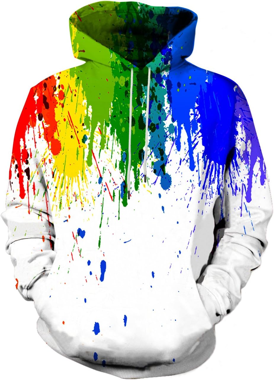 SYAIMN Unisex 3D Printed Hoodies Casual Workout Hoodie Sweater Sweatshirt - Image 18