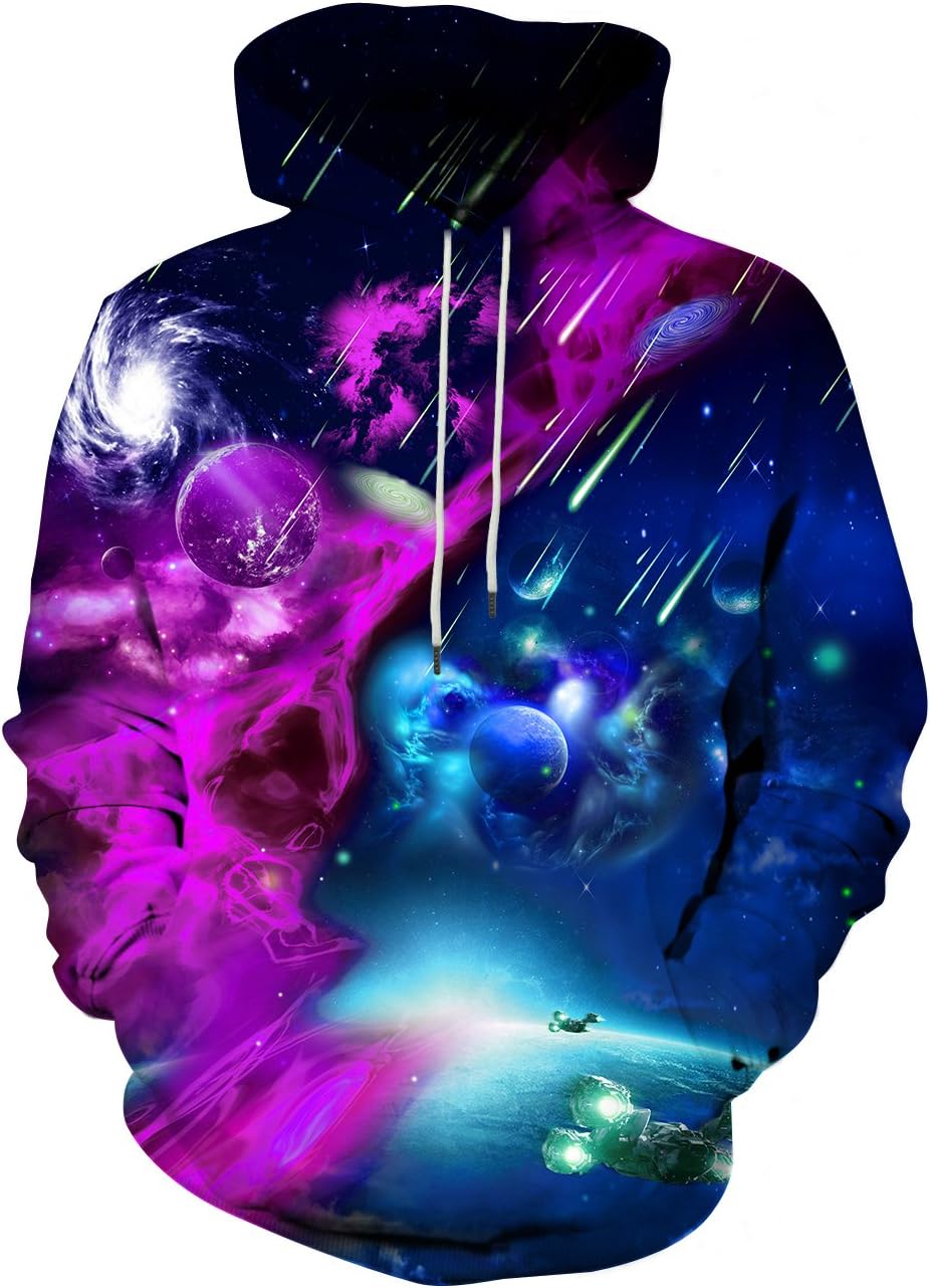 SYAIMN Unisex 3D Printed Hoodies Casual Workout Hoodie Sweater Sweatshirt - Image 7