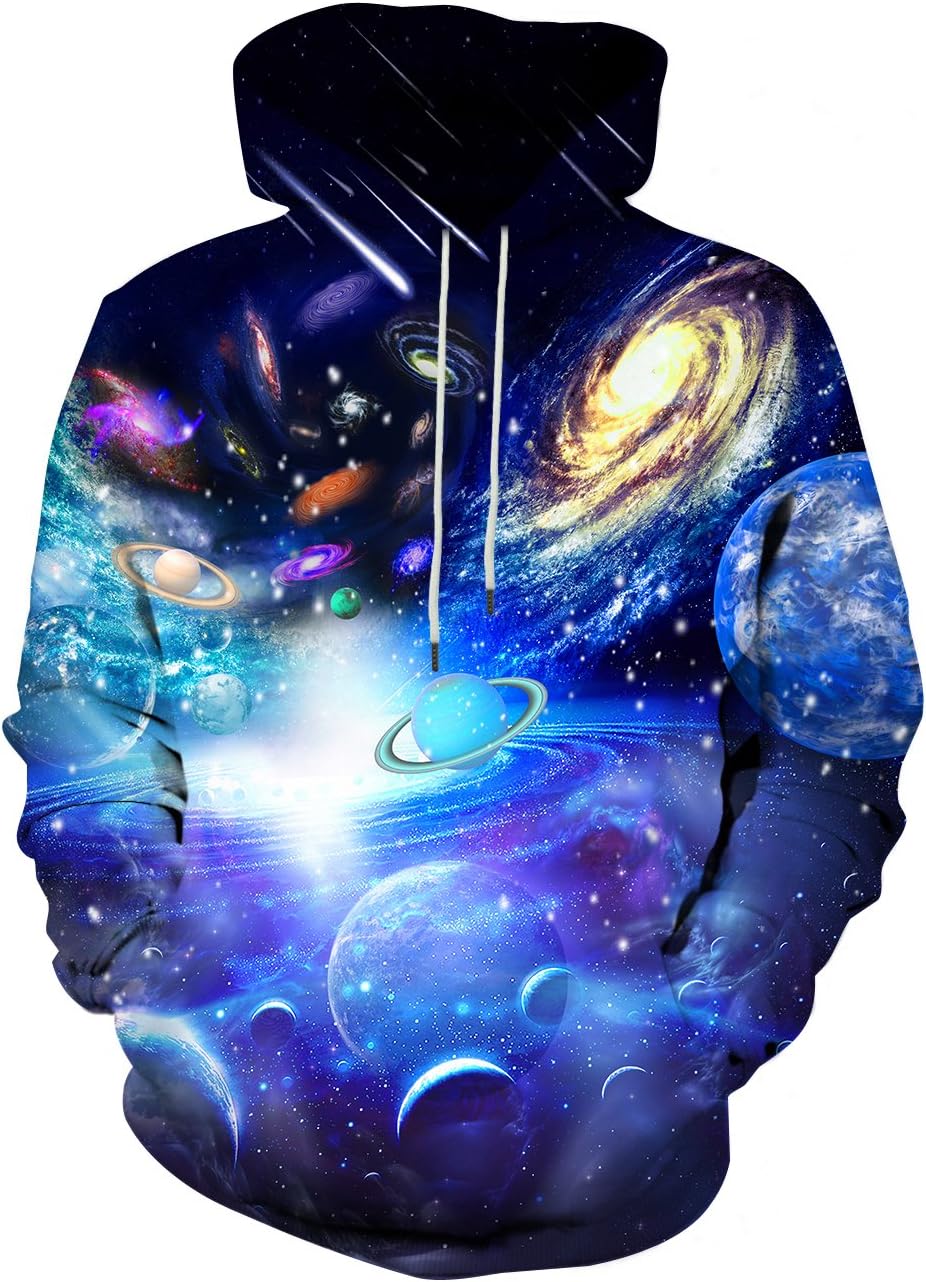 SYAIMN Unisex 3D Printed Hoodies Casual Workout Hoodie Sweater Sweatshirt - Image 29