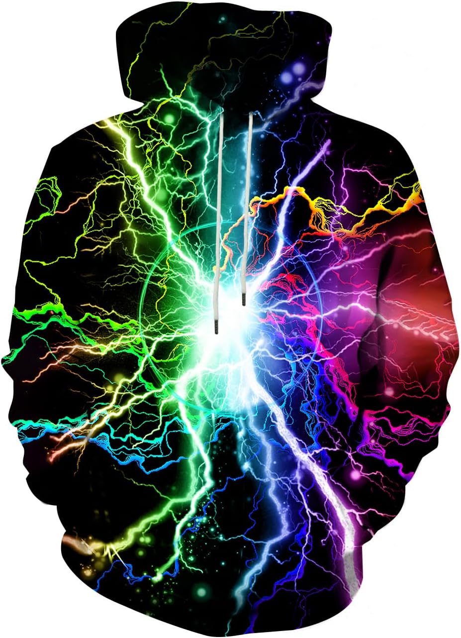 SYAIMN Unisex 3D Printed Hoodies Casual Workout Hoodie Sweater Sweatshirt - Image 26