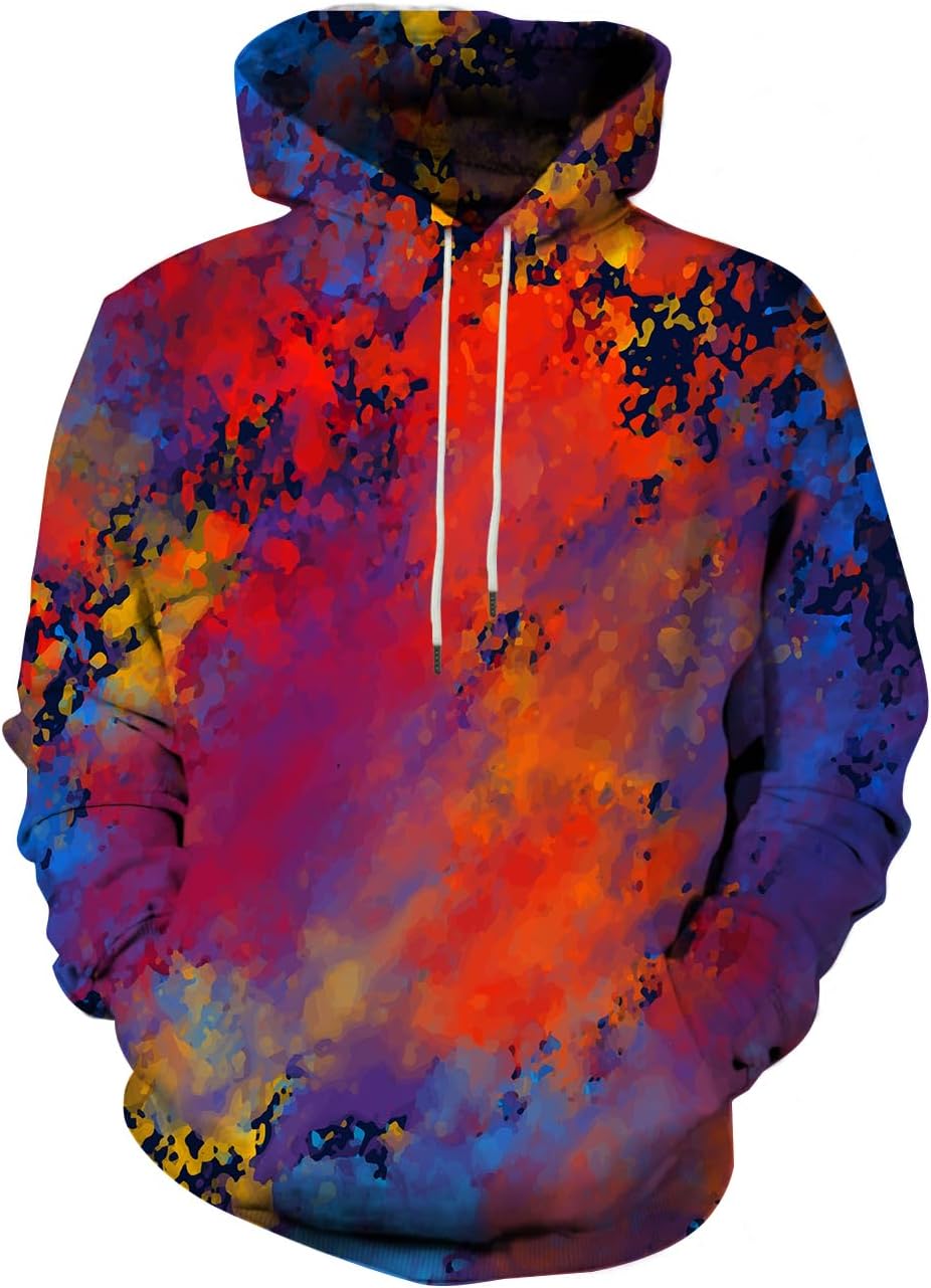 SYAIMN Unisex 3D Printed Hoodies Casual Workout Hoodie Sweater Sweatshirt - Image 40