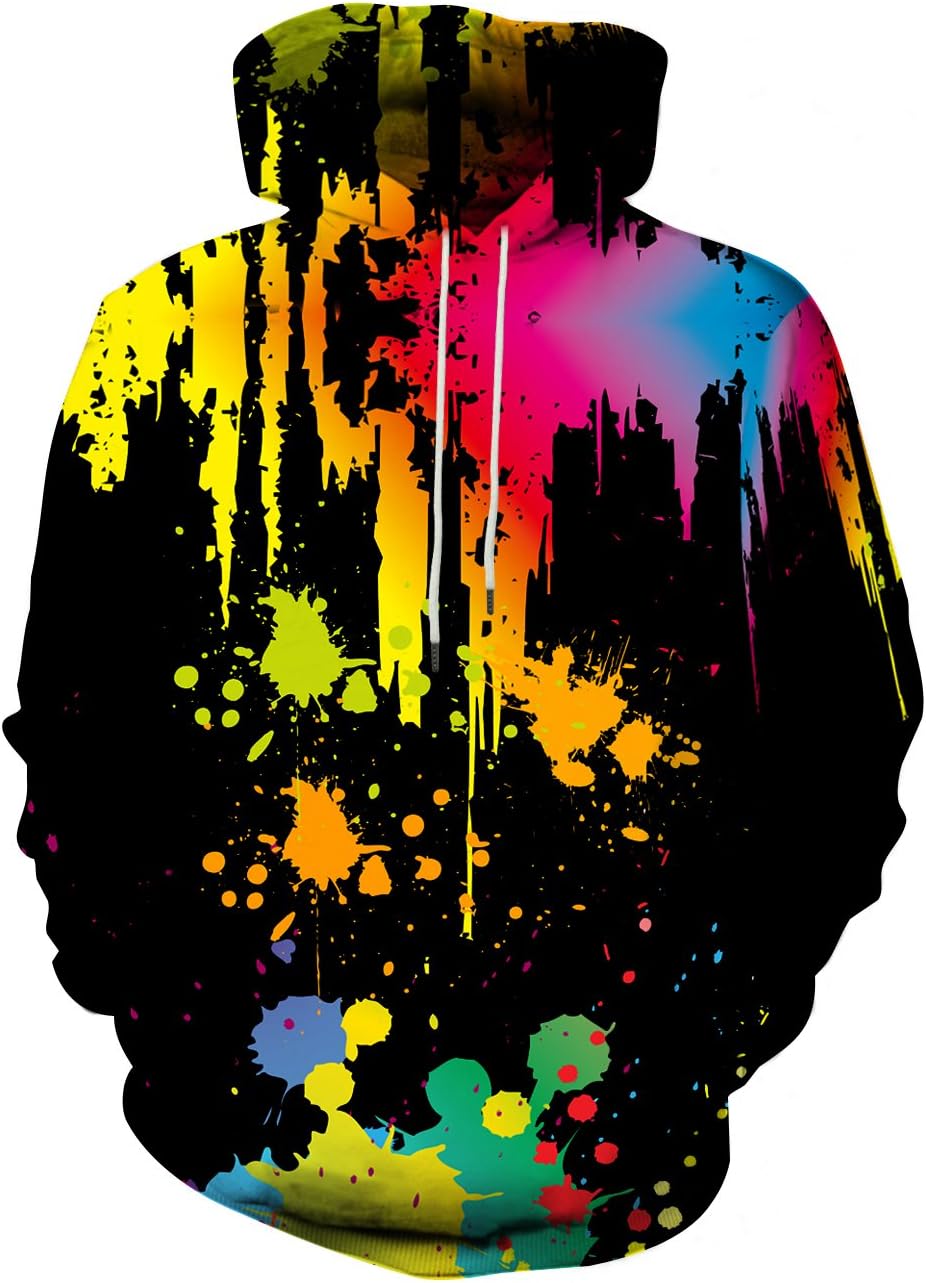 SYAIMN Unisex 3D Printed Hoodies Casual Workout Hoodie Sweater Sweatshirt - Image 9