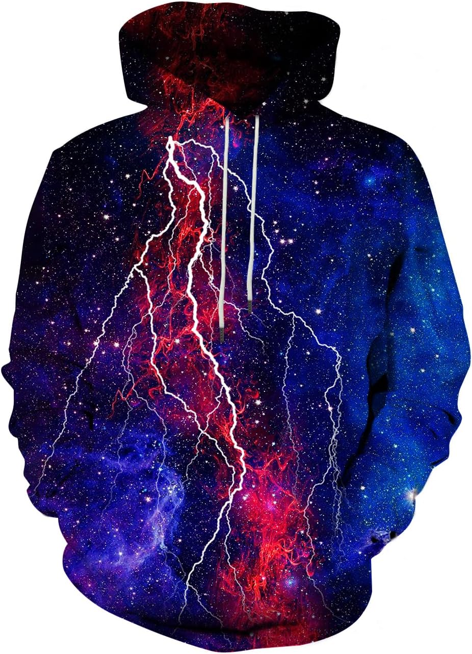 SYAIMN Unisex 3D Printed Hoodies Casual Workout Hoodie Sweater Sweatshirt - Image 31