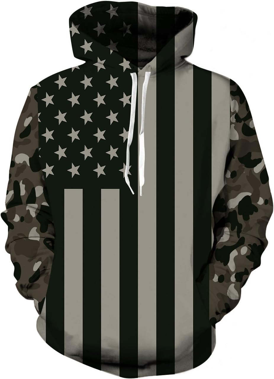 SYAIMN Unisex 3D Printed Hoodies Casual Workout Hoodie Sweater Sweatshirt - Image 12