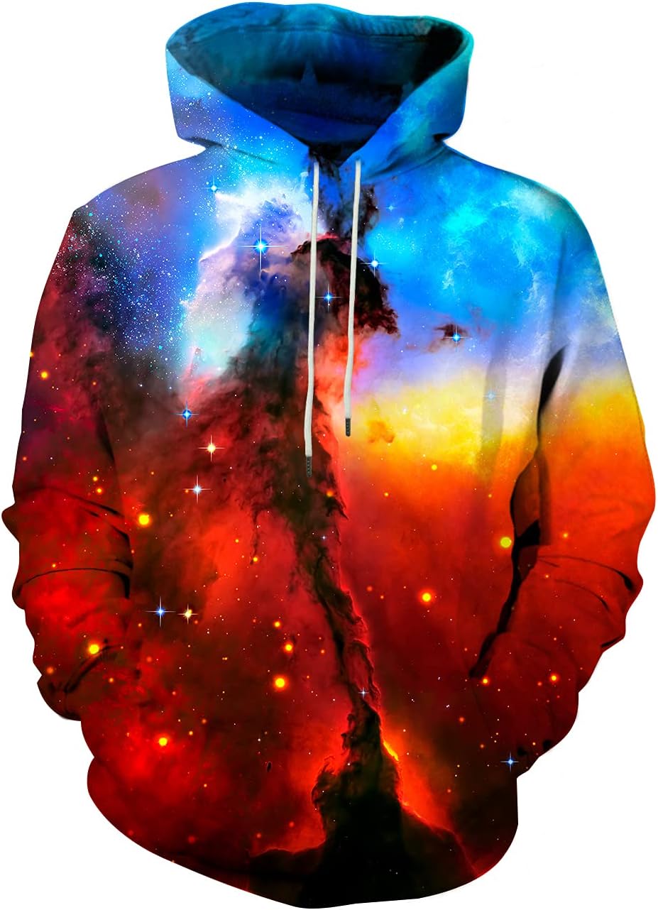 SYAIMN Unisex 3D Printed Hoodies Casual Workout Hoodie Sweater Sweatshirt - Image 22