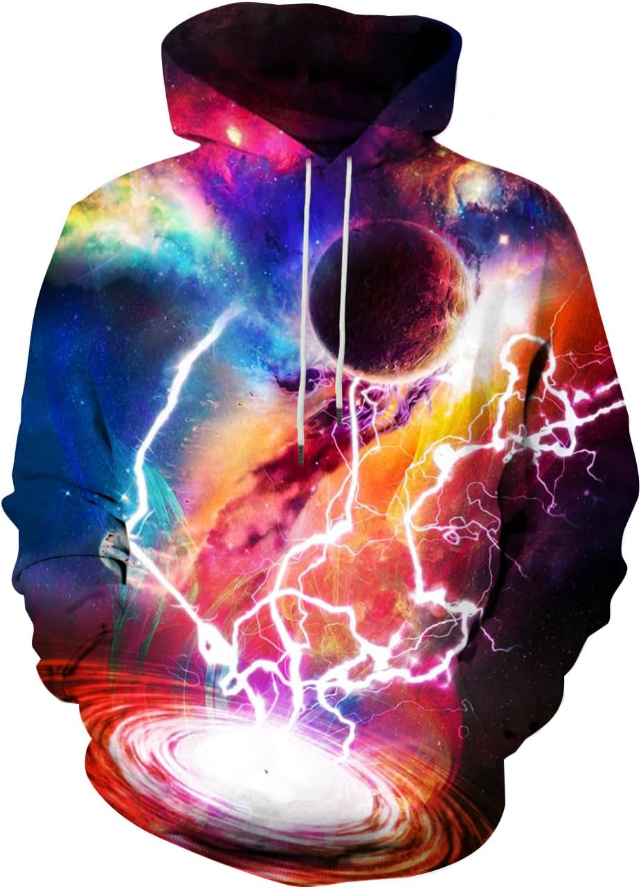 SYAIMN Unisex 3D Printed Hoodies Casual Workout Hoodie Sweater Sweatshirt - Image 10