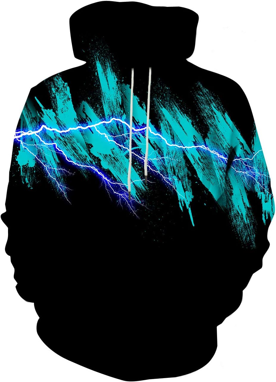 SYAIMN Unisex 3D Printed Hoodies Casual Workout Hoodie Sweater Sweatshirt - Image 37