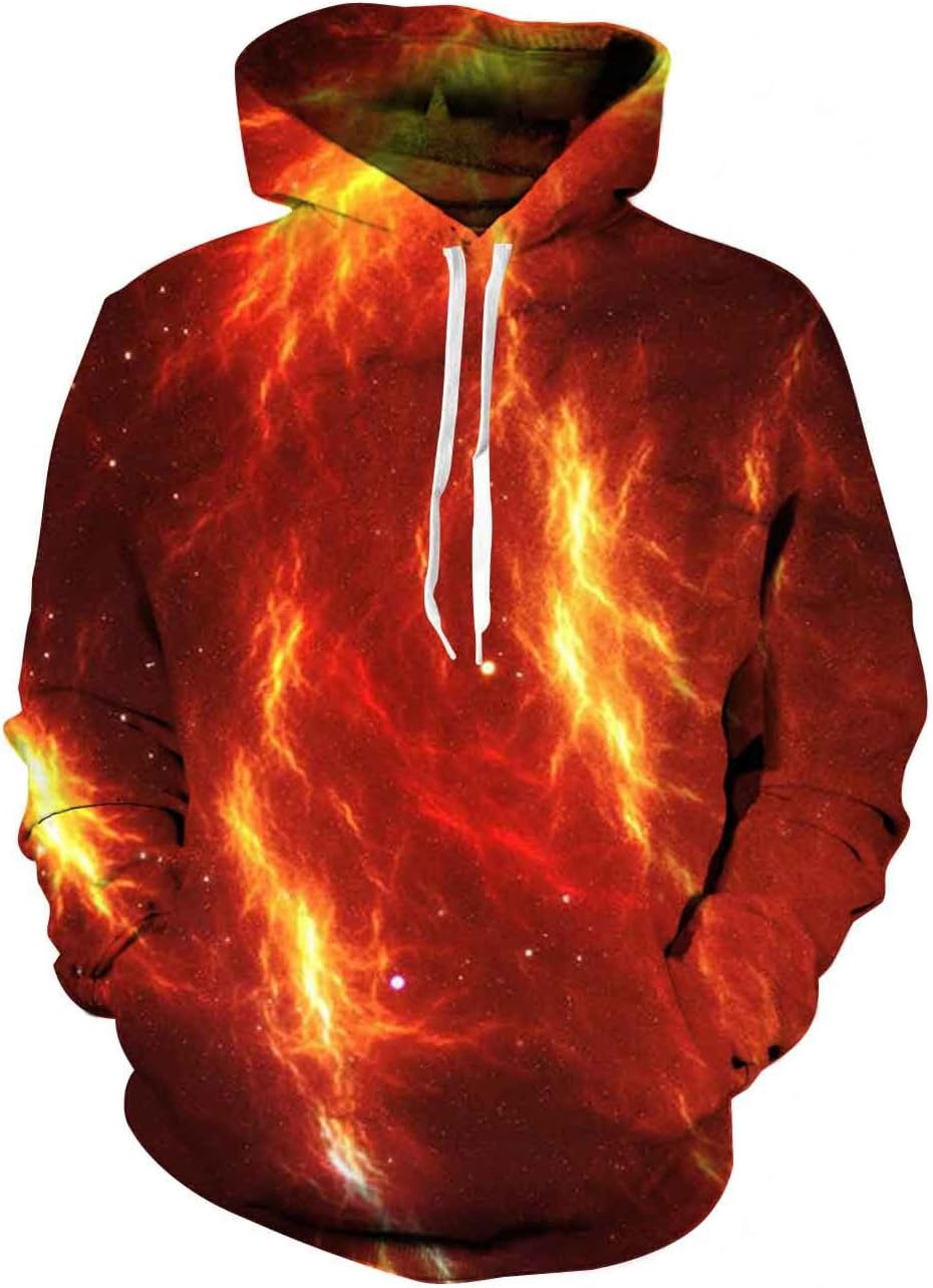 SYAIMN Unisex 3D Printed Hoodies Casual Workout Hoodie Sweater Sweatshirt - Image 33