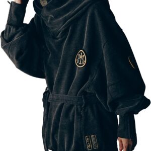 XYXIONGMAO Men's Black Futuristic Techwear Streetwear Hoodies Japanese Hip Hop Kanji Designer Baggy Hoodie